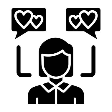 Arzu Web simgesi basit illüstrasyon