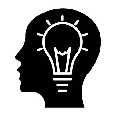 Bir fikrim var. Web simgesi basit tasarım