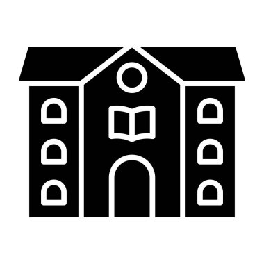 Bina. Web simgesi basit tasarım 