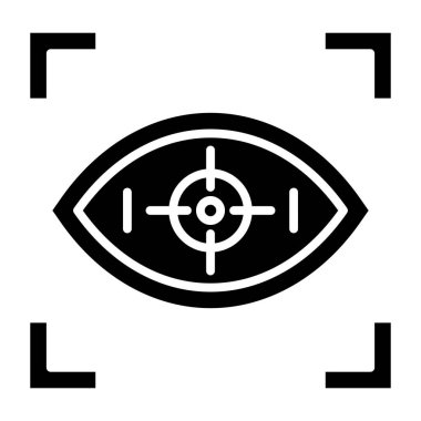 Hedef. Web simgesi basit illüstrasyon