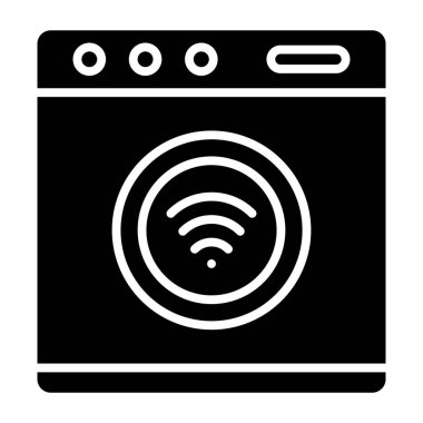 Çamaşır makinesi. Basit tasarım