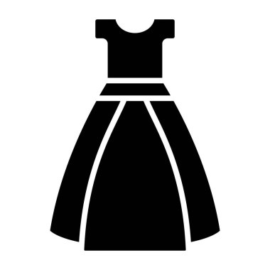 Elbise. Web simgesi basit illüstrasyon