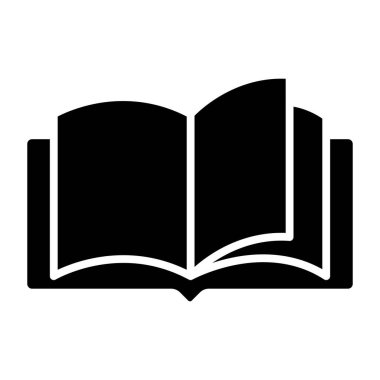 kitap simgesi vektör illüstrasyonu