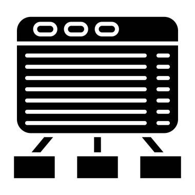 Lean web simgesi basit illüstrasyon