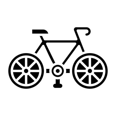 bisiklet ikonu vektör illüstrasyonu