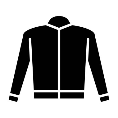 Ceket ikonu. vektör illüstrasyonu