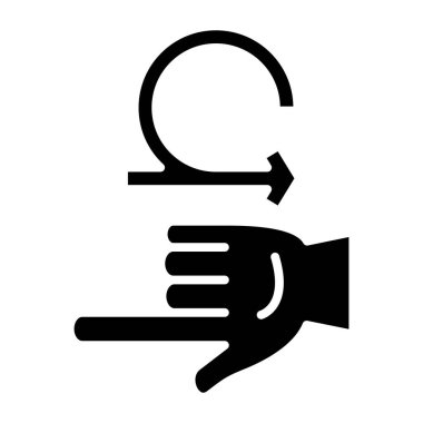 Etkileşim. Web simgesi basit illüstrasyon 