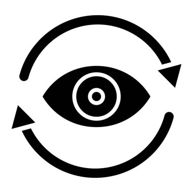 Göz. Web simgesi basit tasarım
