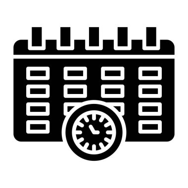 Bitiş tarihi takvimi, vektör illüstrasyonu