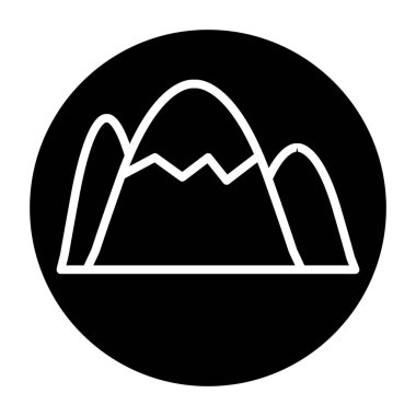 Buz Çağı basit simgesi, vektör illüstrasyonu