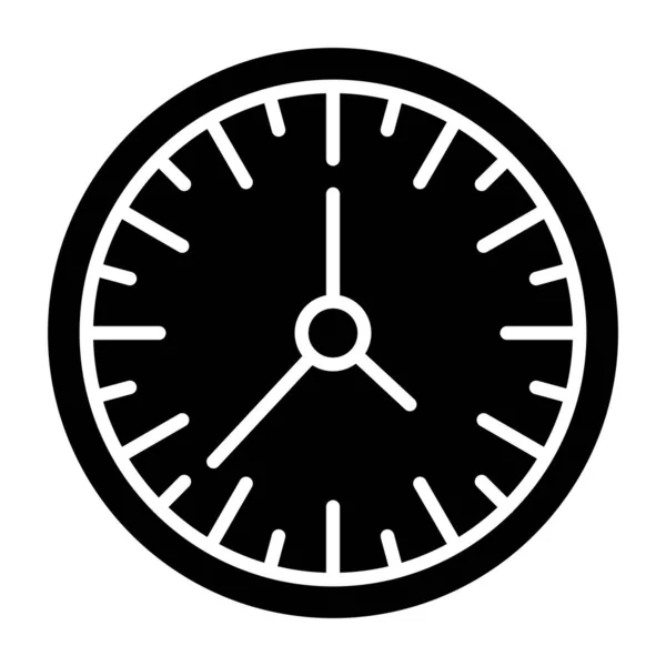 Ρολόι Web Εικονίδιο Απλή Απεικόνιση — Διανυσματικό Αρχείο