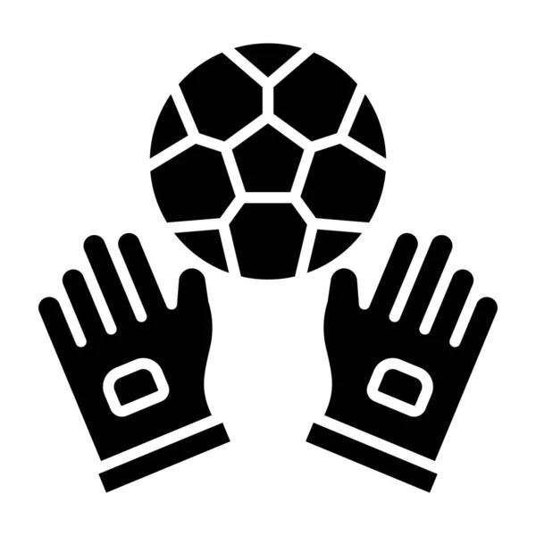 Goalie Web Symbol Einfache Illustration — Stockvektor