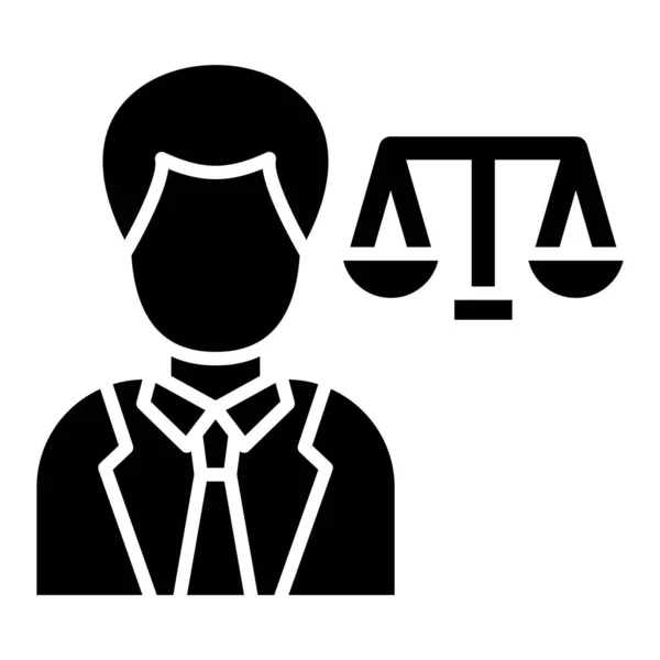 Law Web Icon Simple Illustration — Stock Vector
