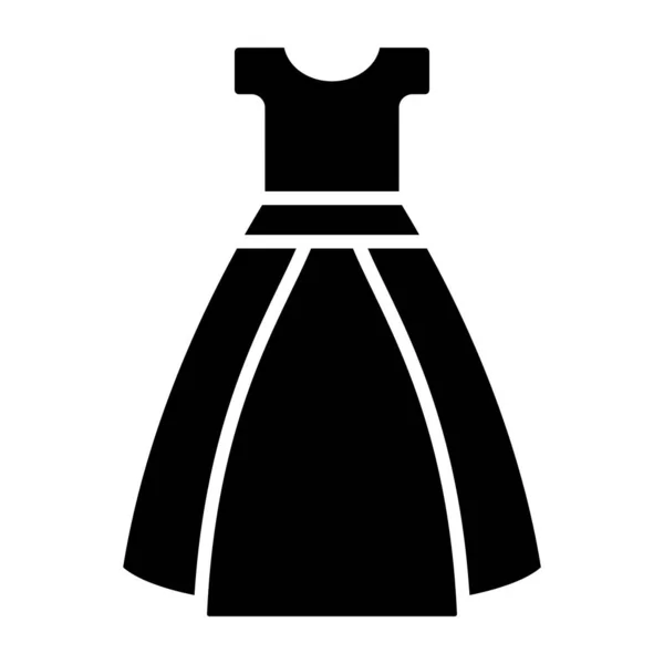 Dress Web Icon Simple Illustration — Stock Vector