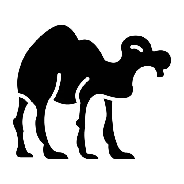 Camel Web Icon Simple Illustration — Stock Vector