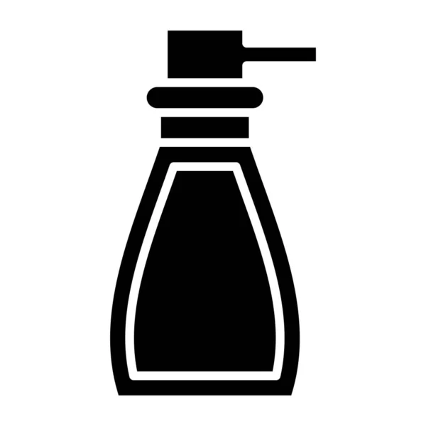 Значок Бутылки Простая Иллюстрация Векторных Значков Духов Паутины — стоковый вектор