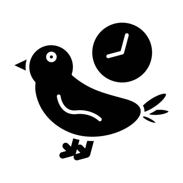 Ilustração Vetor Ícone Pássaro Primitivo —  Vetores de Stock