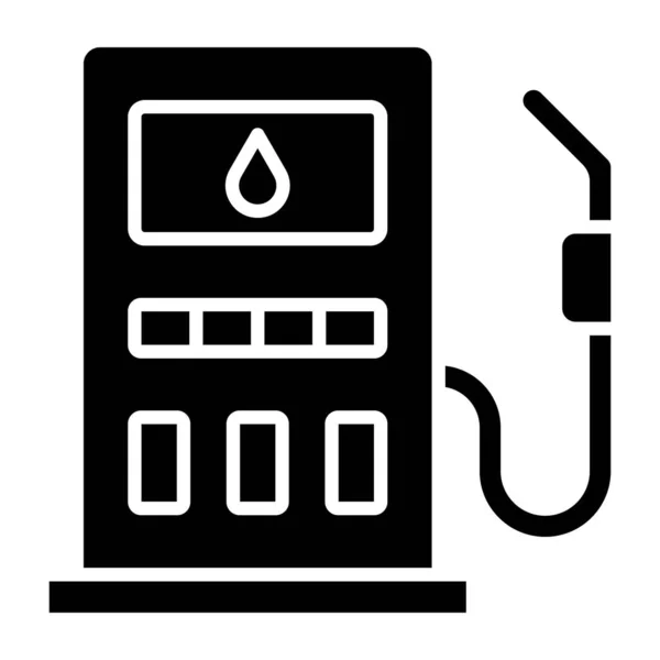Gasolinera Ilustración Simple — Archivo Imágenes Vectoriales