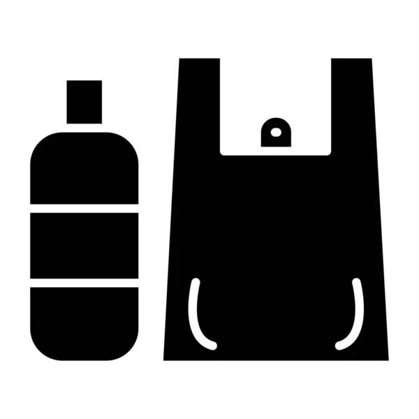Plástico Icono Web Ilustración Simple — Vector de stock
