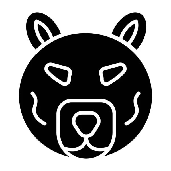 Animal Face Icon Vector Illustration — Stock Vector