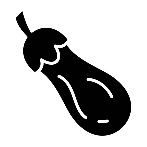 Eggplant Simple Icon Vector Illustration — 스톡 벡터