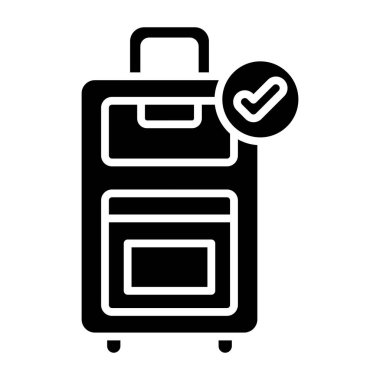 Valiz çantası. Basit tasarım