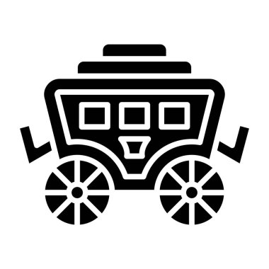 Bir taşıma simgesinin vektör illüstrasyonu