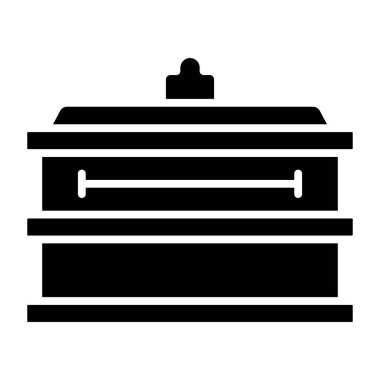 İnsanlar Tabut vektör illüstrasyonu 