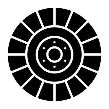 Aşındırıcılar basit simge, vektör illüstrasyonu