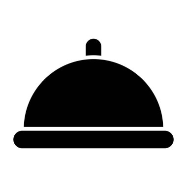 Gıda basit simgesi, vektör çizim