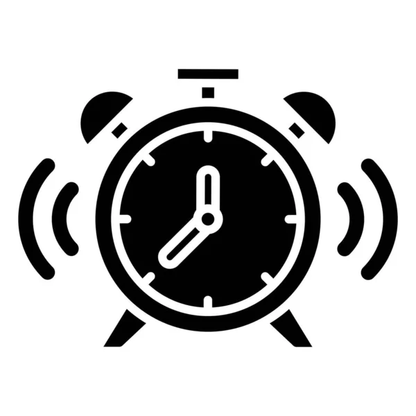 目覚まし時計 シンプルなデザイン — ストックベクタ