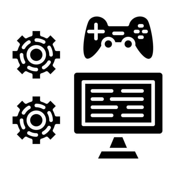 Icône Game Mod Manager Illustration Vectorielle — Image vectorielle