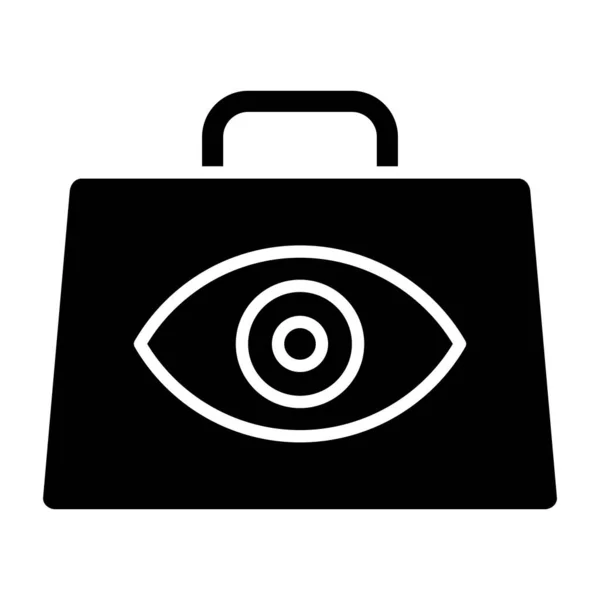 Occhio Web Icon Design Semplice — Vettoriale Stock