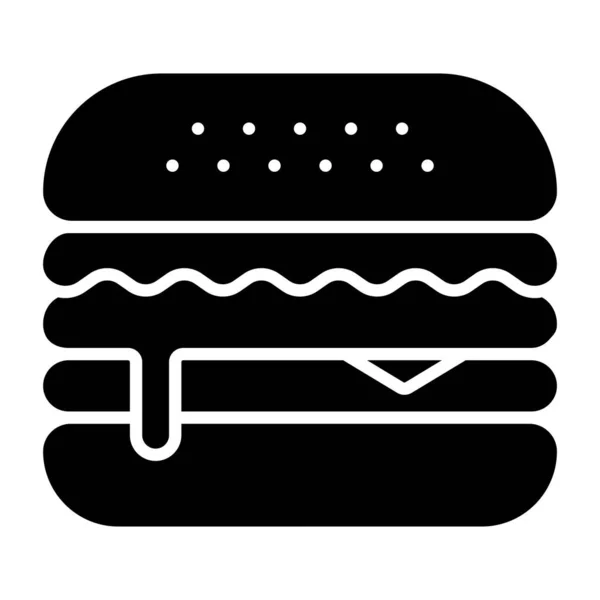 Stock vector burger. web icon simple illustration