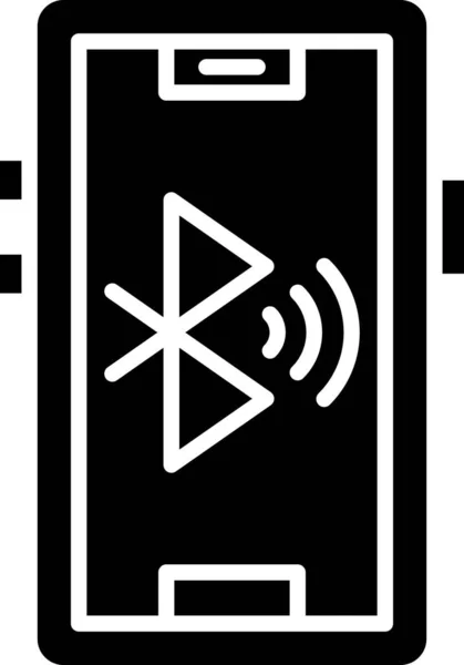 Bluetooth Recherche Icône Simple Illustration Vectorielle — Image vectorielle