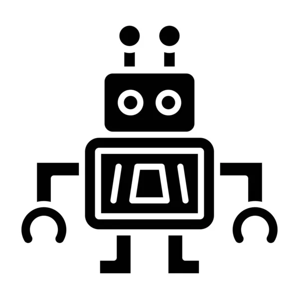 Een Nanorobots Web Icoon Eenvoudige Illustratie — Stockvector