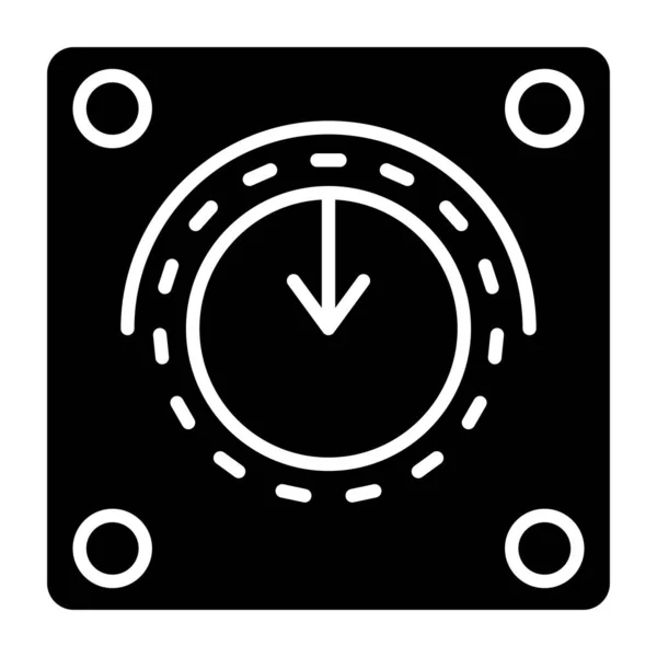 Dimmer Switch Icon Vector Illustration — 스톡 벡터