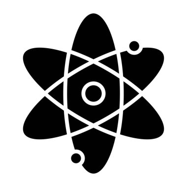 atom. Web simgesi basit tasarım