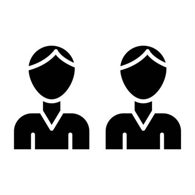 avatar simgesi vektör illüstrasyonu