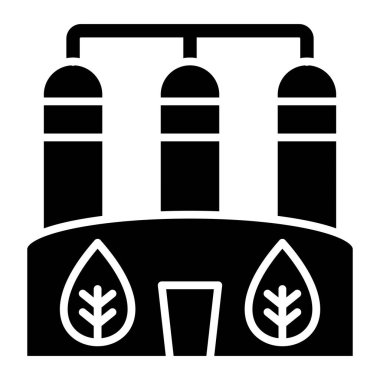 Bitki. Web simgesi basit illüstrasyon