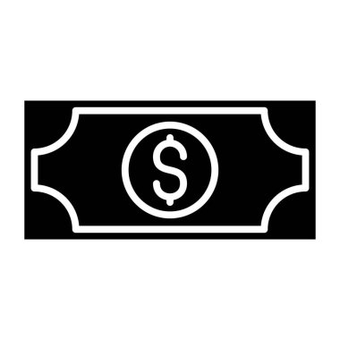 Para için. Web simgesi basit illüstrasyon