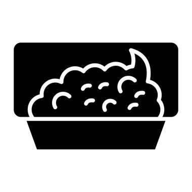 Chutney simgesi, vektör çizimi 