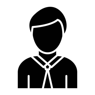 Çalışan simgesi, vektör illüstrasyonu 