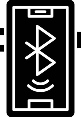 Bluetooth Connect, vektör çizimi basit tasarım