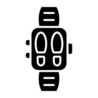 Pedometre, vektör illüstrasyonu basit tasarım