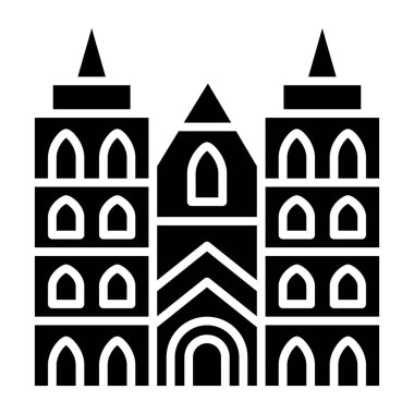 Bina. Web simgesi basit tasarım 