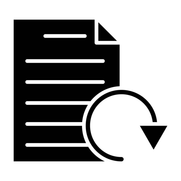 Documento Arquivo Design Simples — Vetor de Stock
