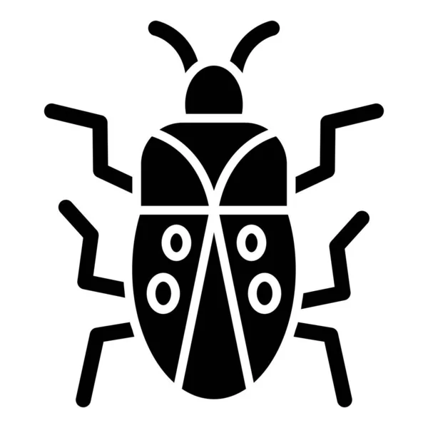 Bug simple icon, vector illustration