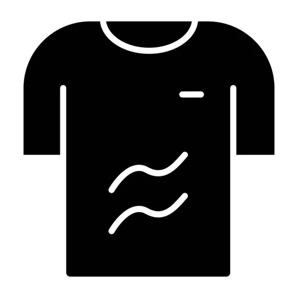 Shirt Illustrazione Vettoriale Icona Web — Vettoriale Stock