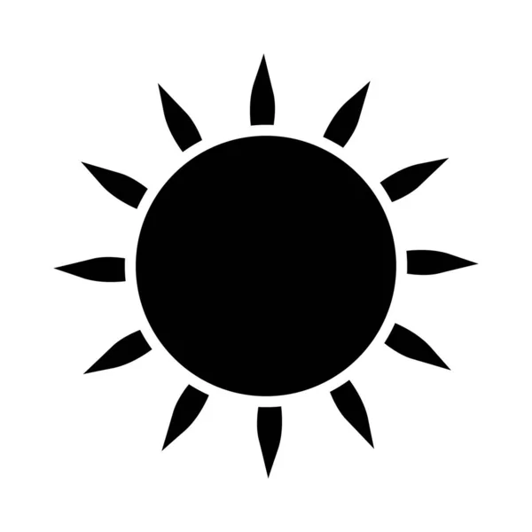 Solens Ikon Vektor Illustration – Stock-vektor